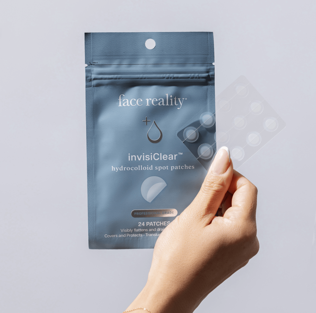 invisiClear™ Hydrocolloid Spot Patches Face Reality - The Luxe Medspa
