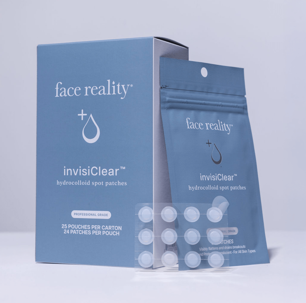 invisiClear™ Hydrocolloid Spot Patches Face Reality - The Luxe Medspa