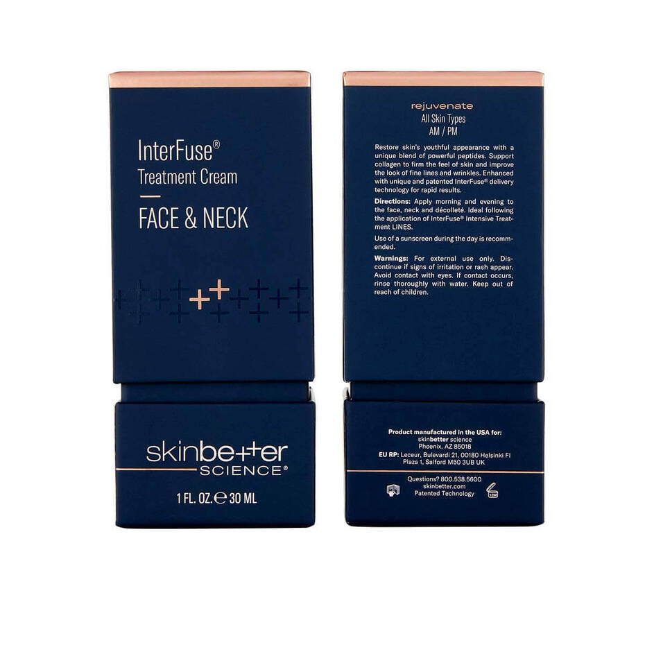 InterFuse Treatment Cream FACE and NECK 30 ml - The Luxe Medspa