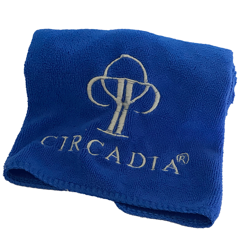 Circadia Blue Microfiber Towel - The Luxe Medspa