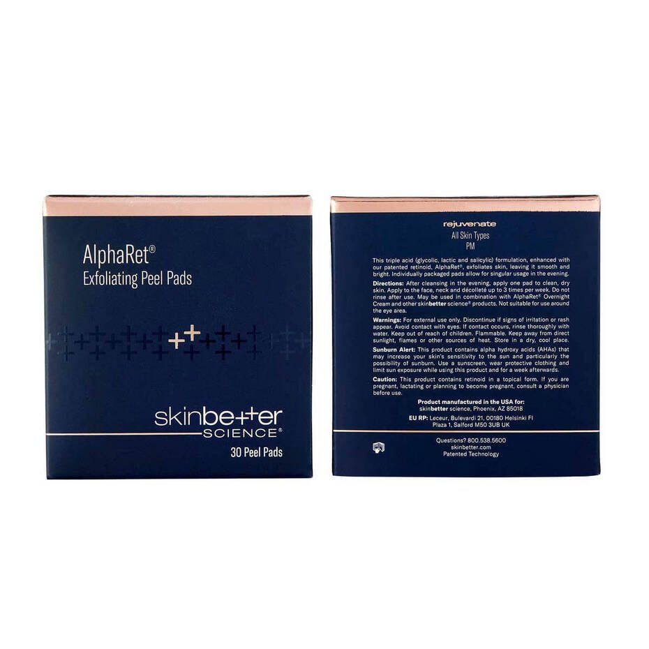 AlphaRet Exfoliating Peel Pads SkinBetter Science - The Luxe Medspa