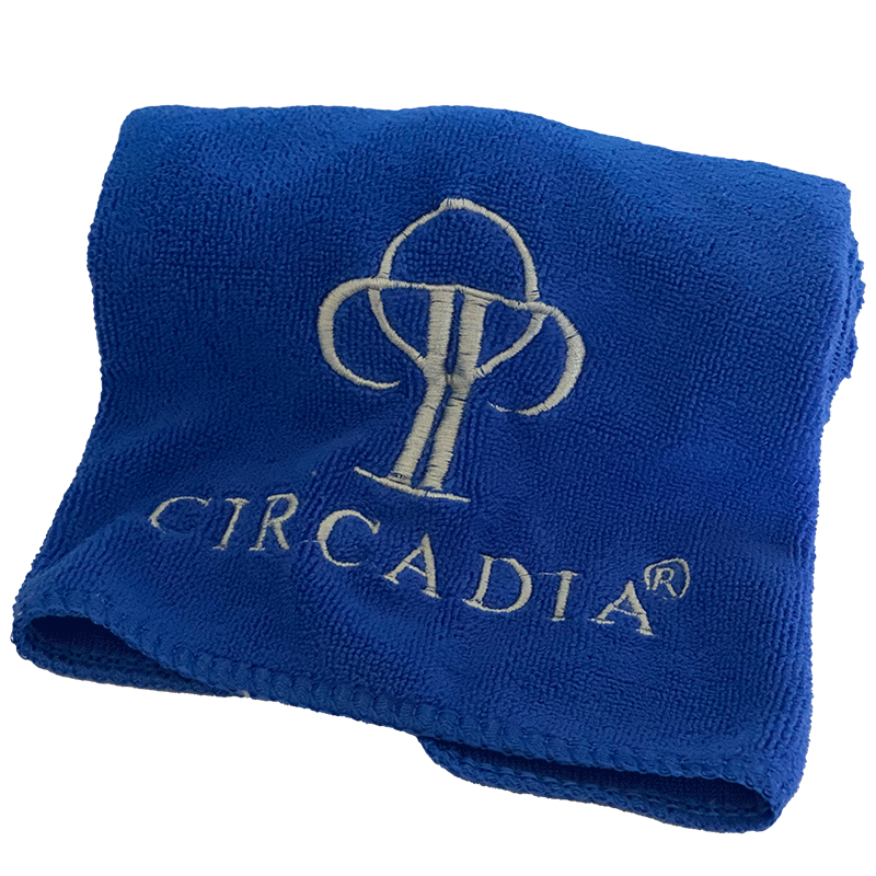 Circadia Blue Microfiber Towel Circadia - The Luxe Medspa