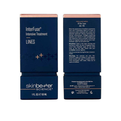 InterFuse Intensive Treatment LINES 30 ml SkinBetter Science - The Luxe Medspa