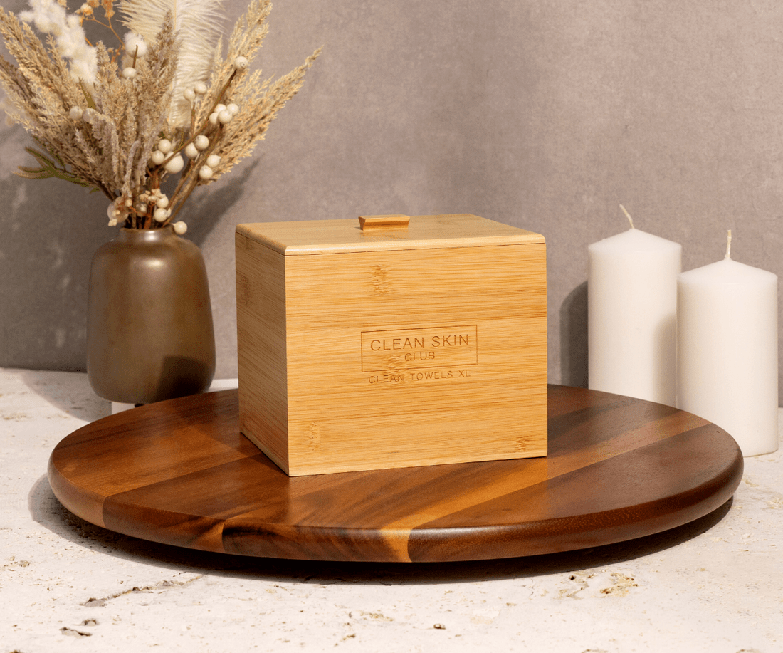 Luxe Bamboo Box with Cover | Clean Skin Club Clean Skin Club - The Luxe Medspa