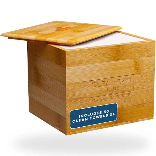 Luxe Bamboo Box with Cover | Clean Skin Club Clean Skin Club - The Luxe Medspa