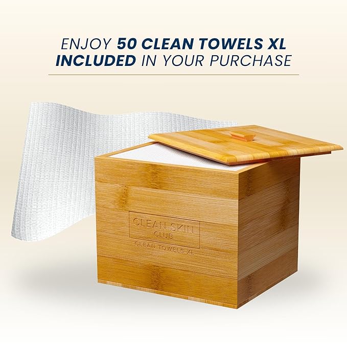 Luxe Bamboo Box with Cover | Clean Skin Club Clean Skin Club - The Luxe Medspa