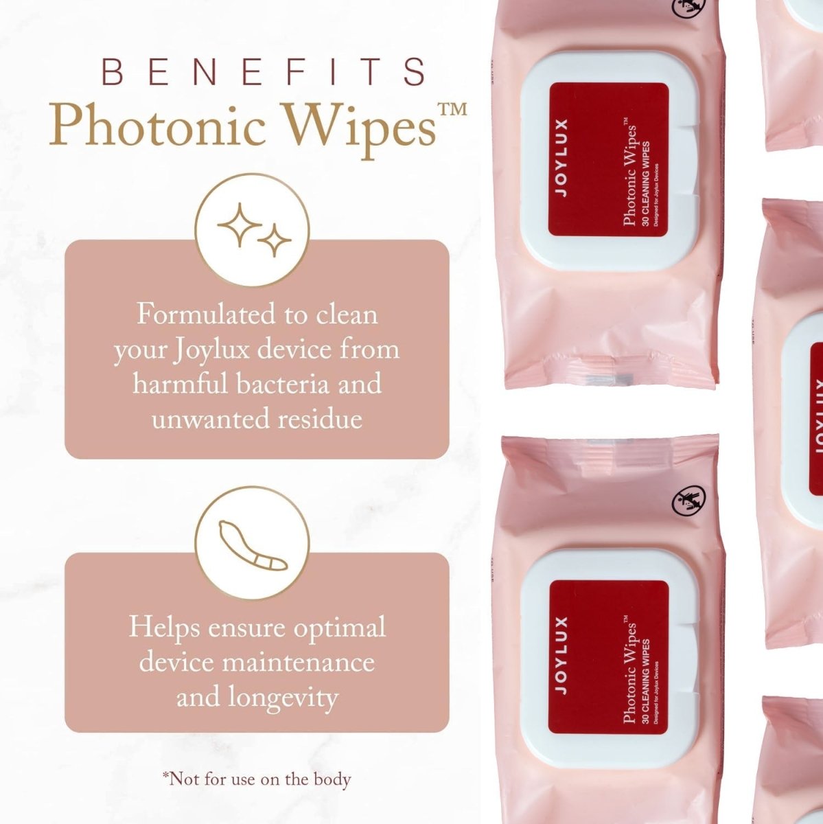 Photonic Wipes™ Joylux - The Luxe Medspa