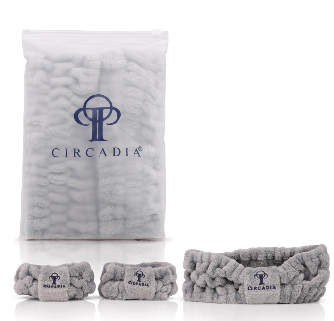 Plush Headband & Wristbands | Circadia - The Luxe Medspa