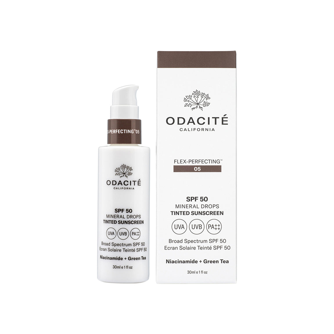 Odacité Spf 50 Flex-Perfecting™ Mineral Drops Tinted Sunscreen - The Luxe Medspa